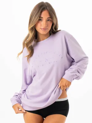 Tempo Sweater - Lilac comfy casual