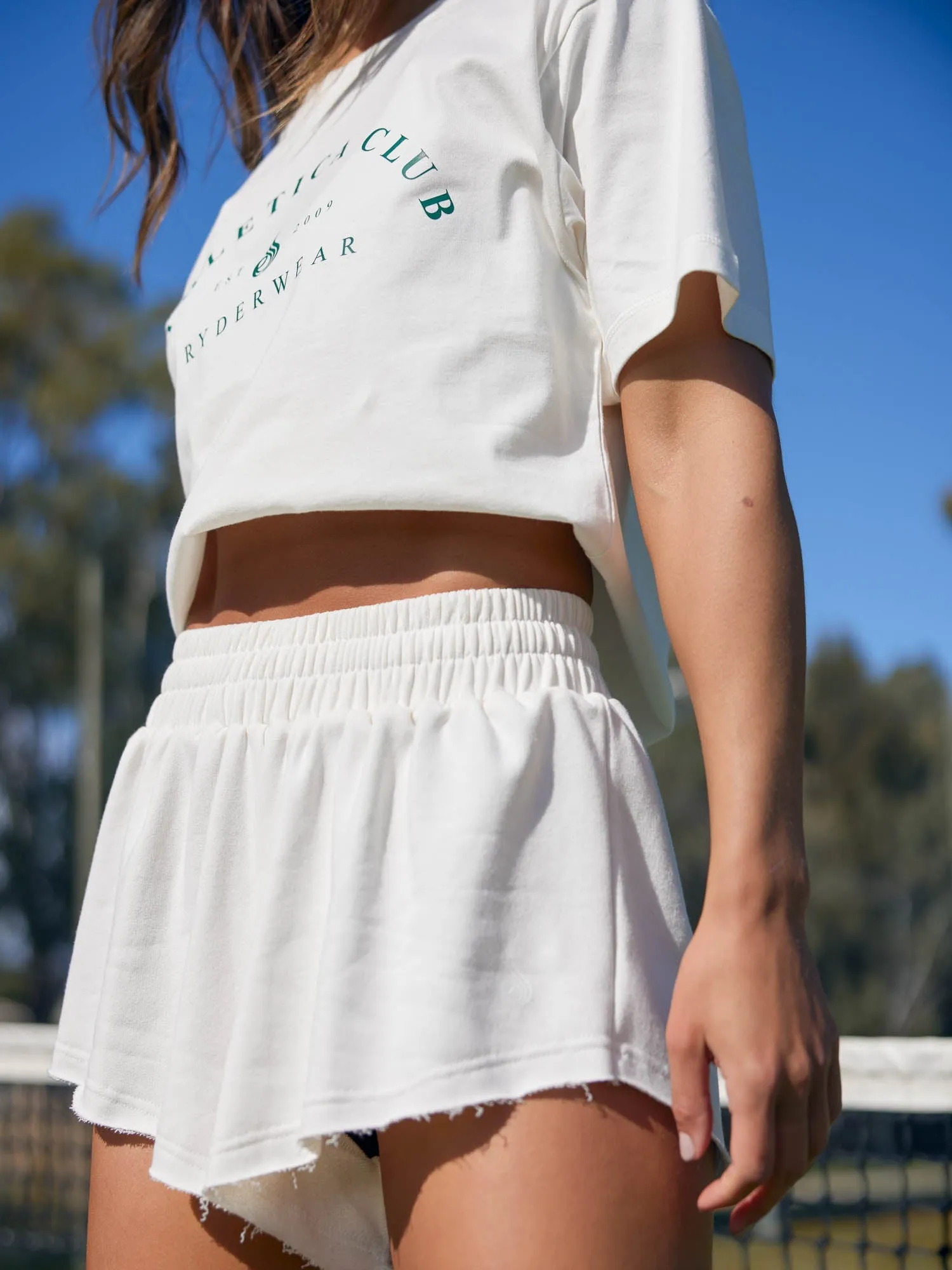 Tempo Track Short - Off White travel gear