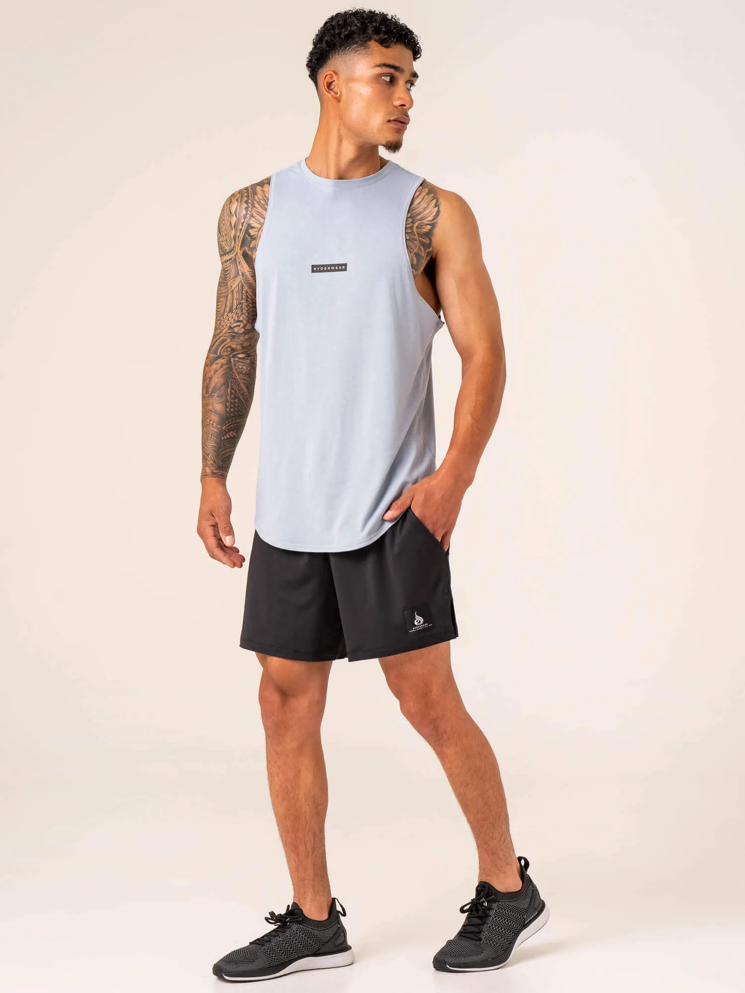 Terrain Mesh Gym Shorts - Black flexible wear