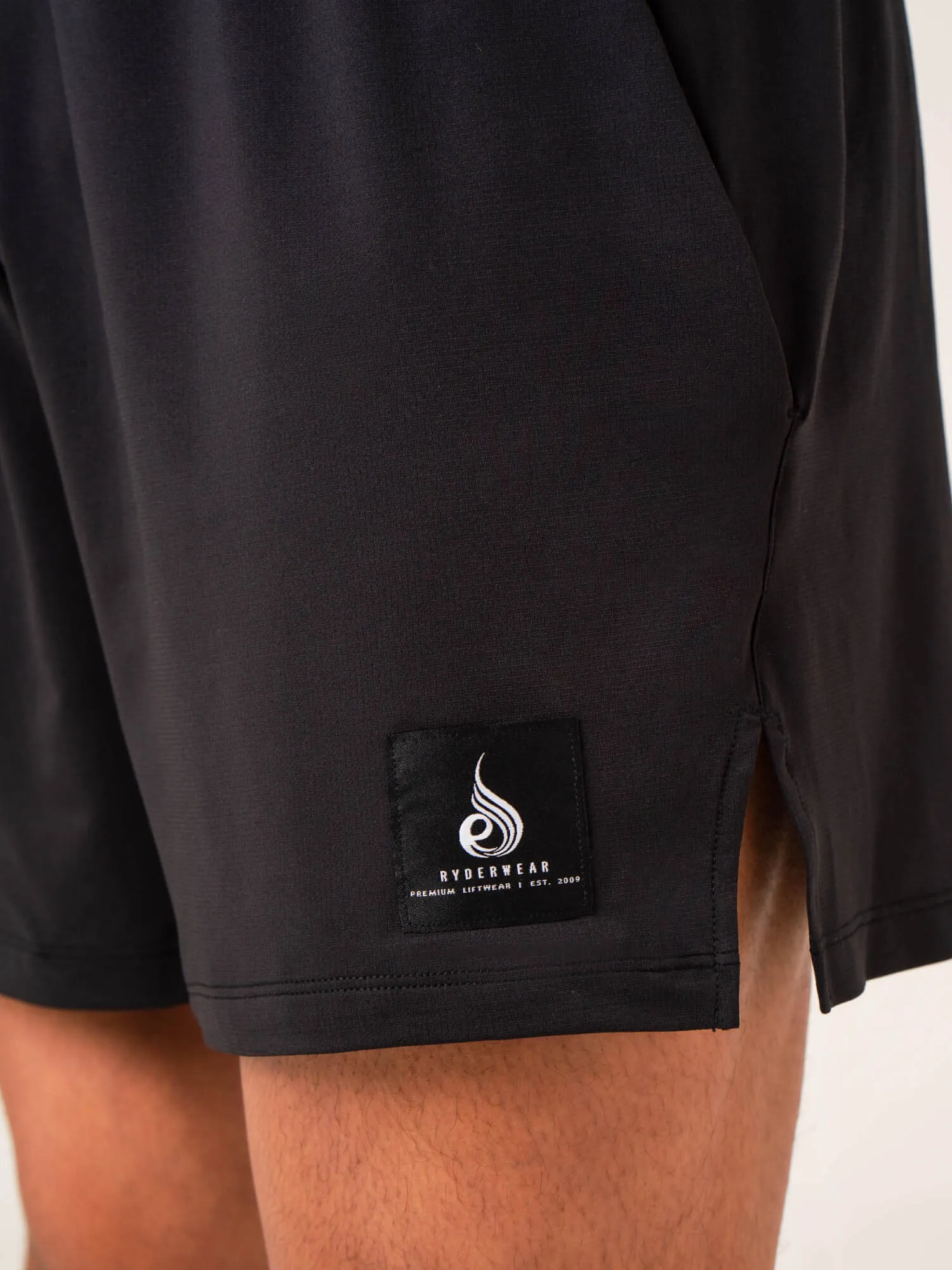 Terrain Mesh Gym Shorts - Black workout essentials