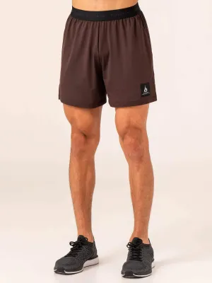 Terrain Mesh Gym Shorts - Dark Oak power training