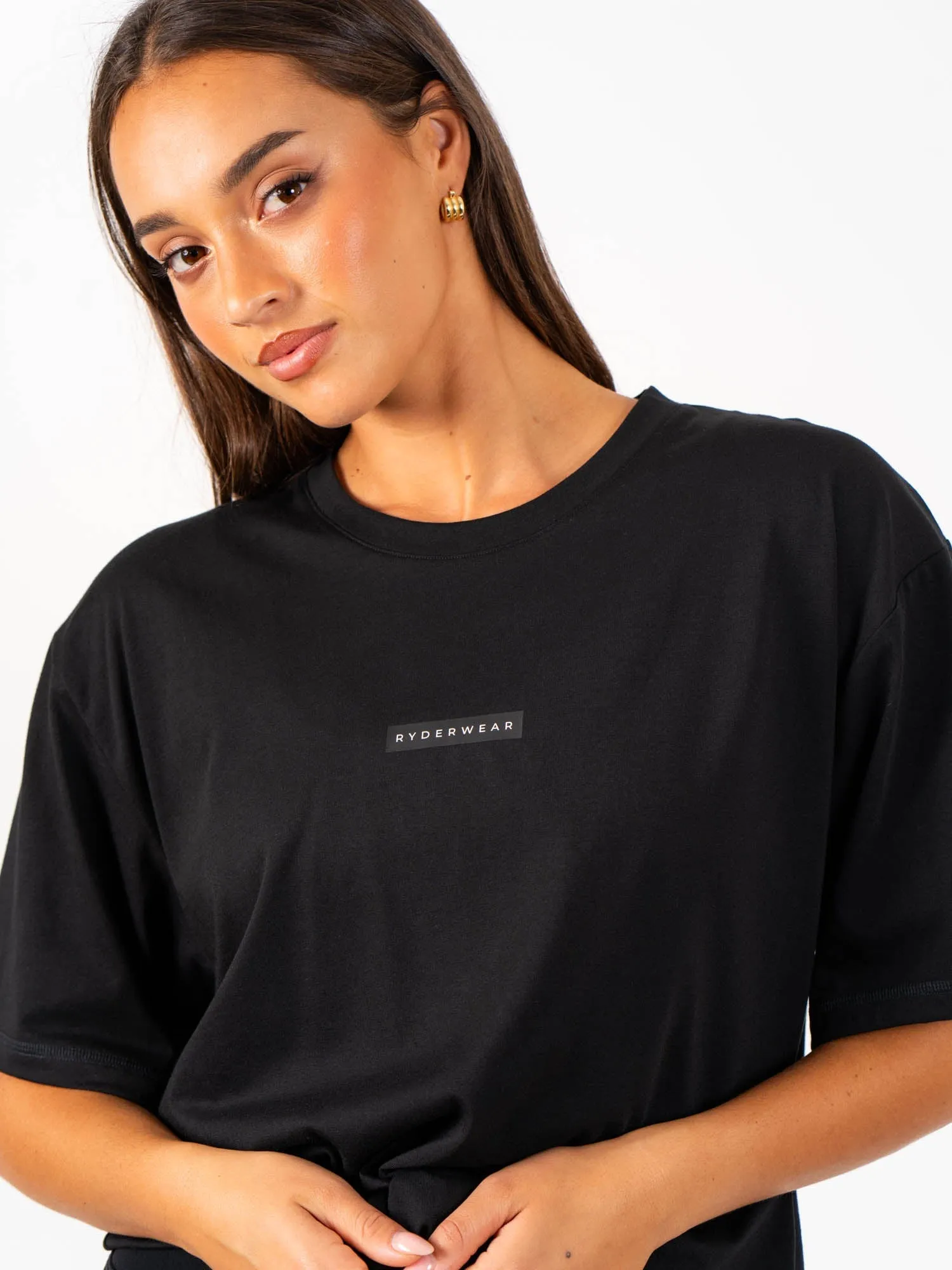 Terrain T-Shirt - Black sporty fit