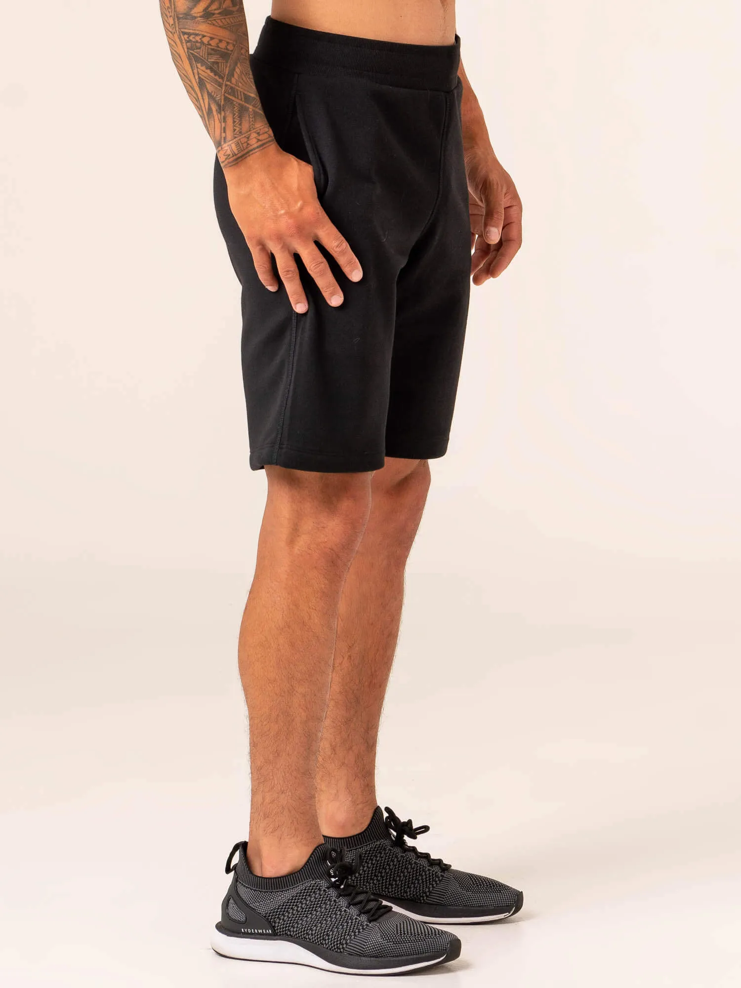 Terrain Track Shorts - Black fitness fashion