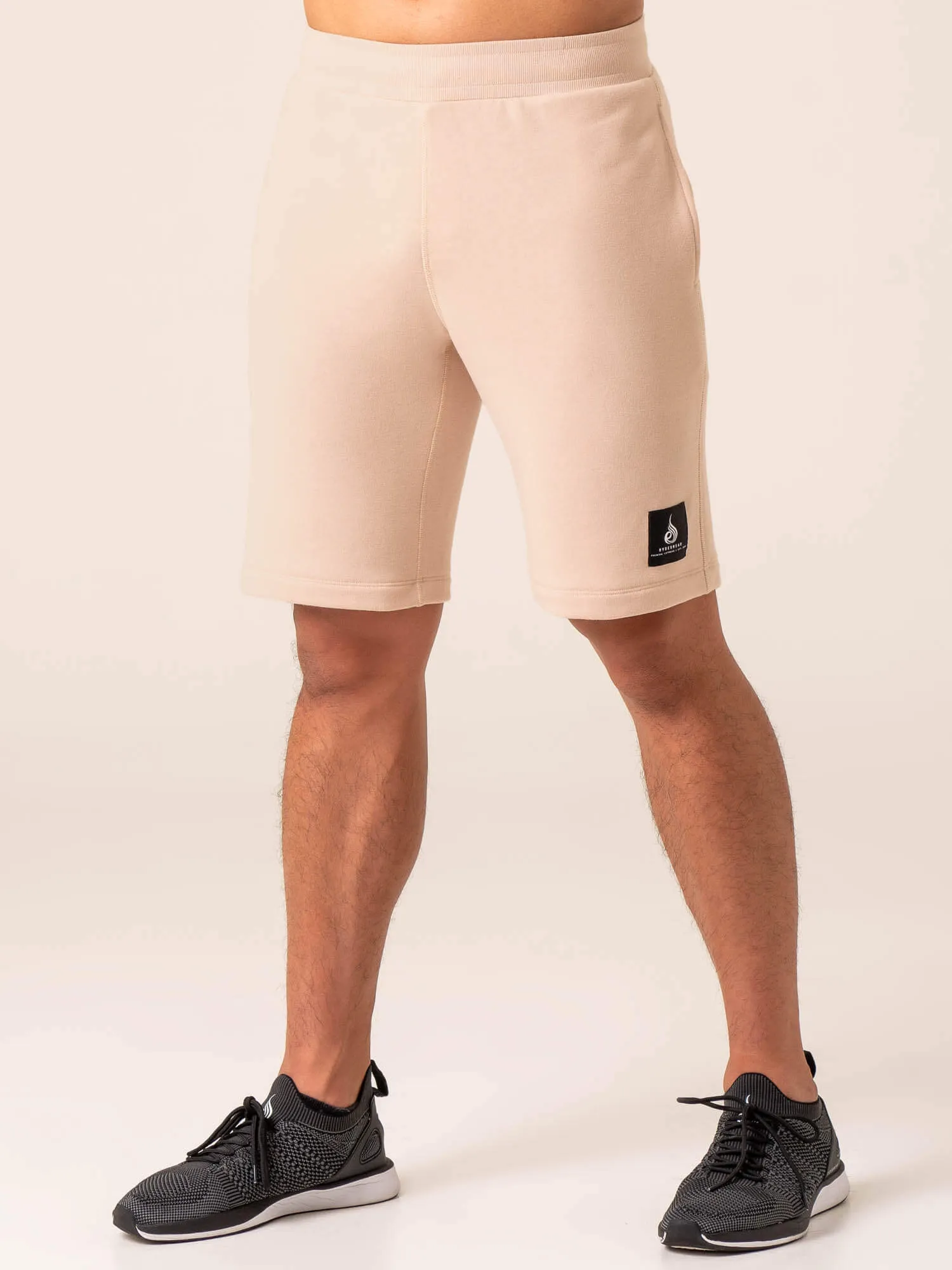 Terrain Track Shorts - Chalk active recovery