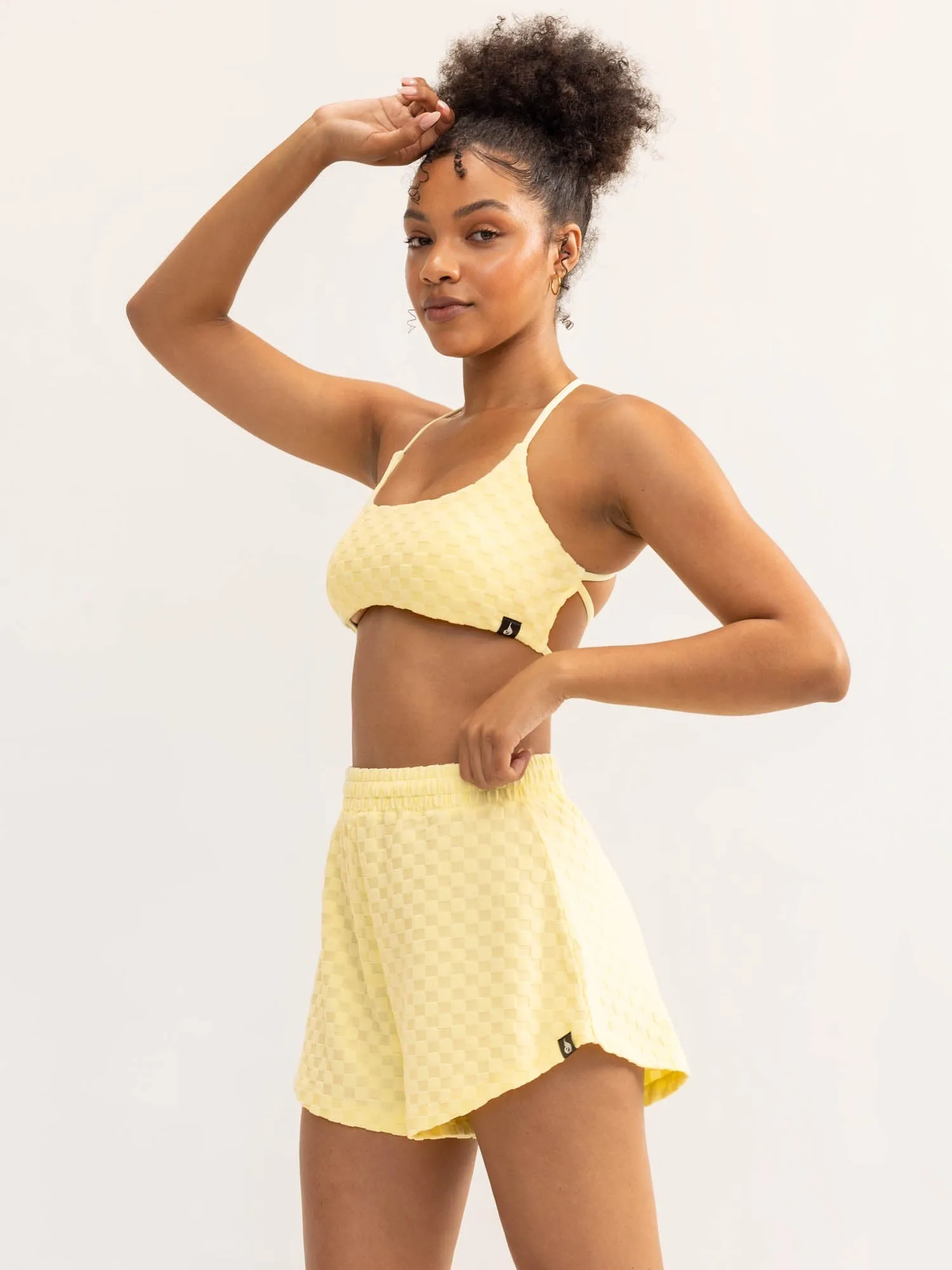 Terry Towelling Shorts - Lemon active lifestyle