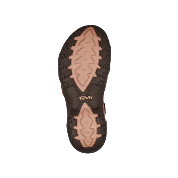 Teva Women's Tirra Leather Brown rainy day