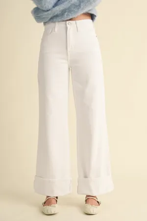 The Cuffed Palazzo tailored fit