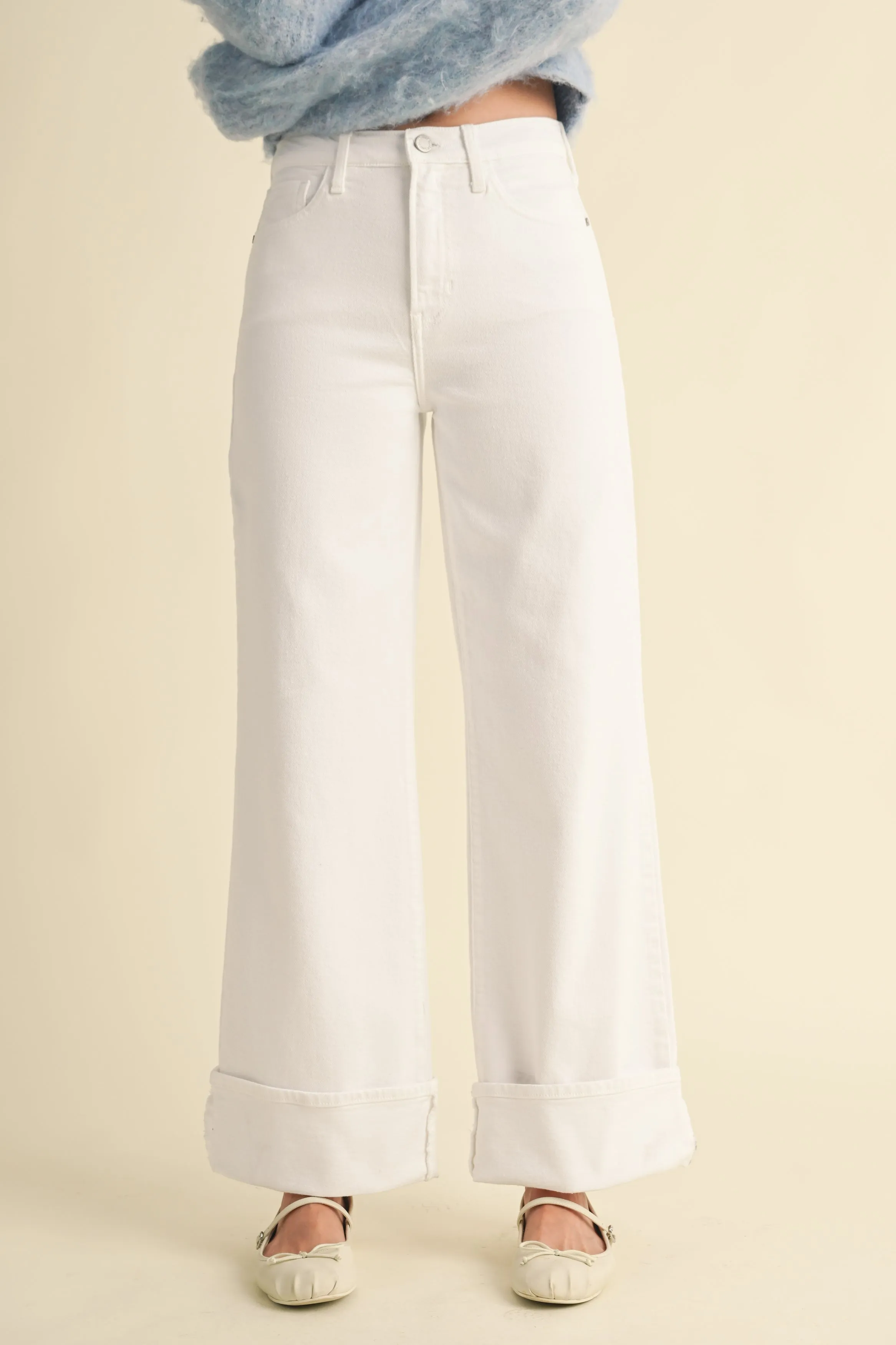The Cuffed Palazzo tailored fit