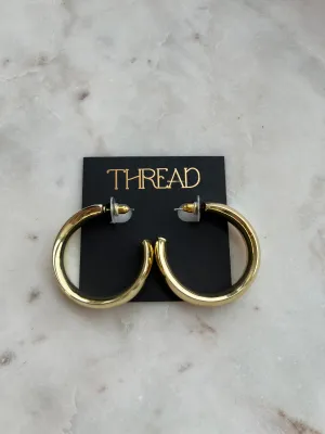 Thic Gold Hoop heritage feel