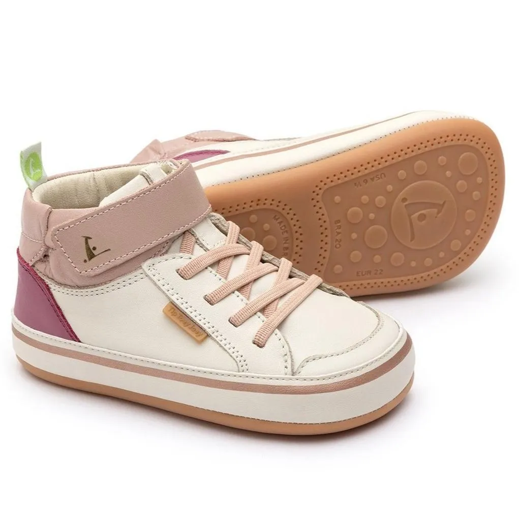 Tip Toey Joey Boy's And Girl's Alley Casual Shoes - Tapioca / Pink Dream fresh flex