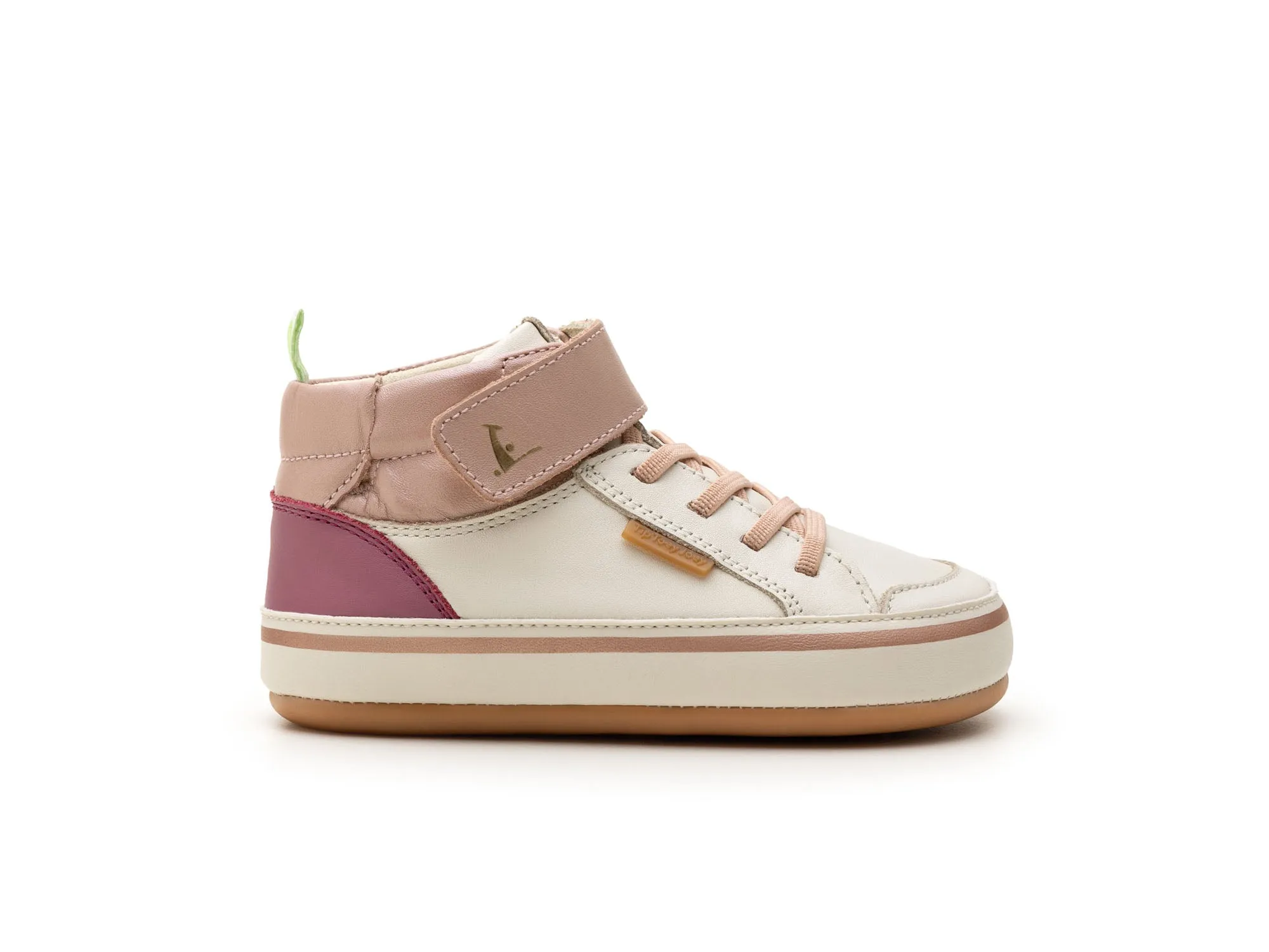 Tip Toey Joey Boy's And Girl's Alley Casual Shoes - Tapioca / Pink Dream mild look