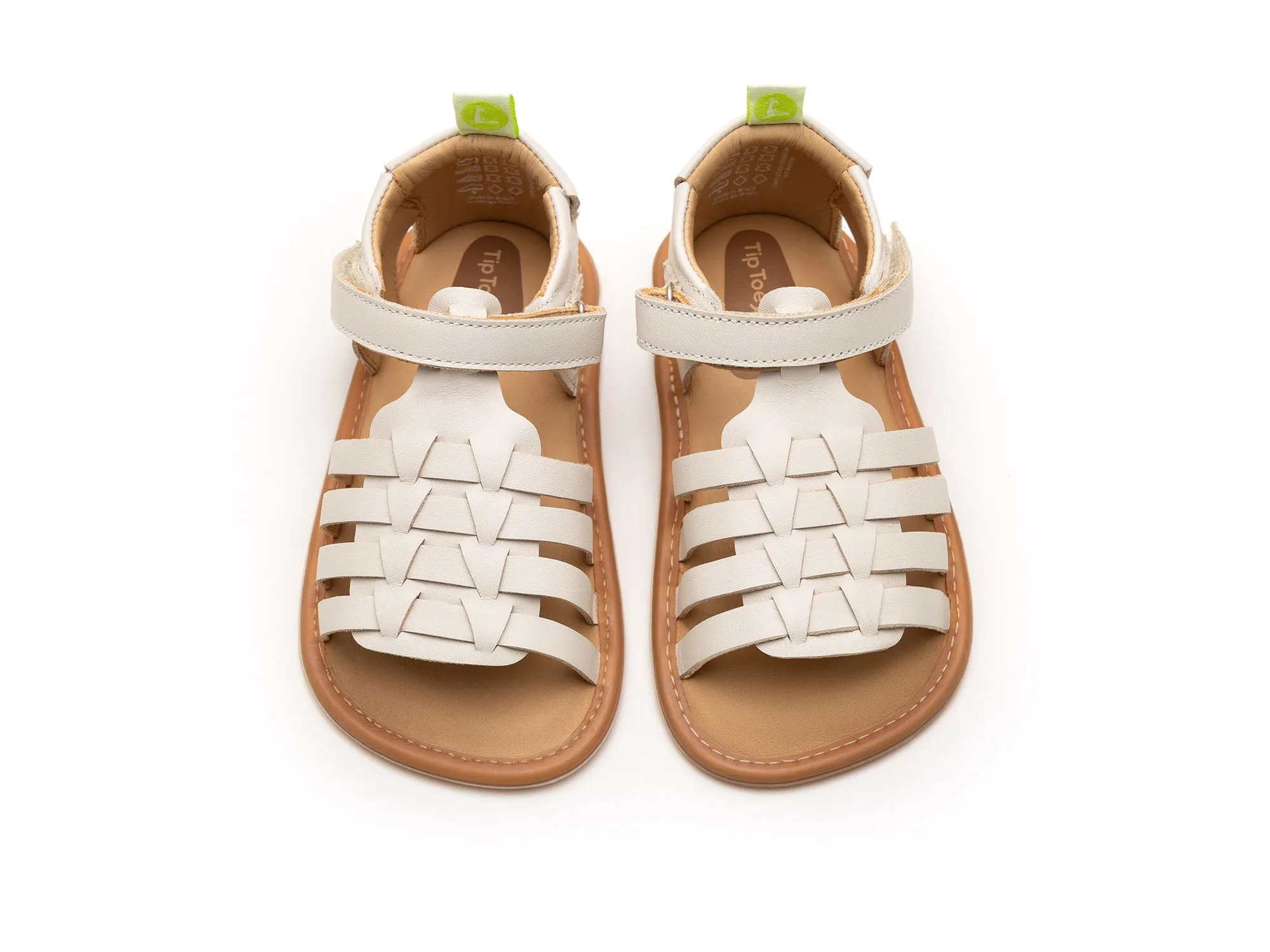 Tip Toey Joey Boy's And Girl's Athena Sandals - Tapioca Bare Style