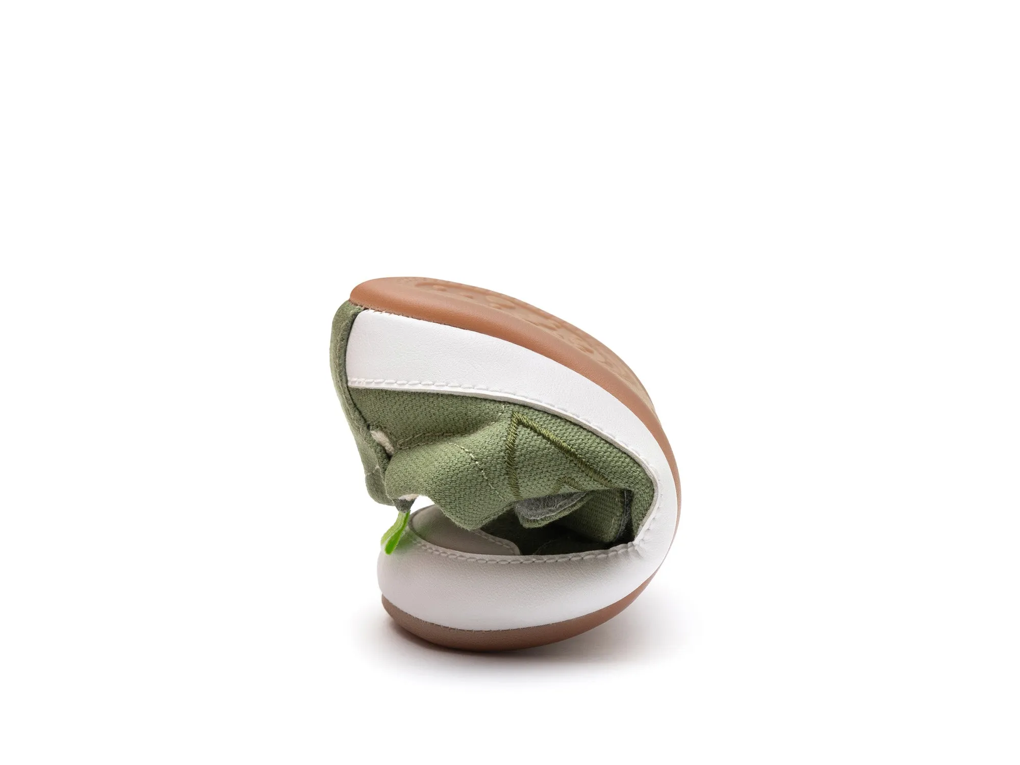 Tip Toey Joey Boy's and Girl's Bossy Green Sneakers - Lona Verde Pistache metro style