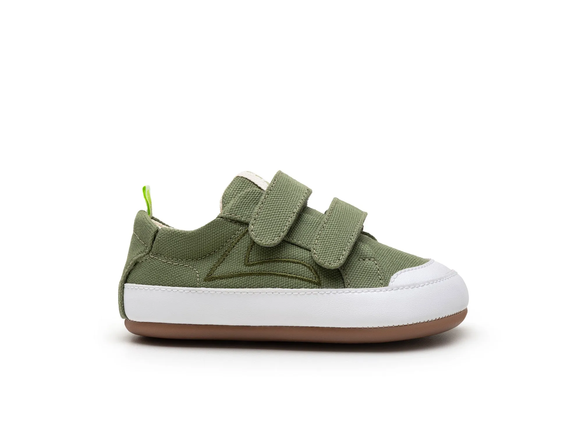 Tip Toey Joey Boy's and Girl's Bossy Green Sneakers - Lona Verde Pistache daily rush