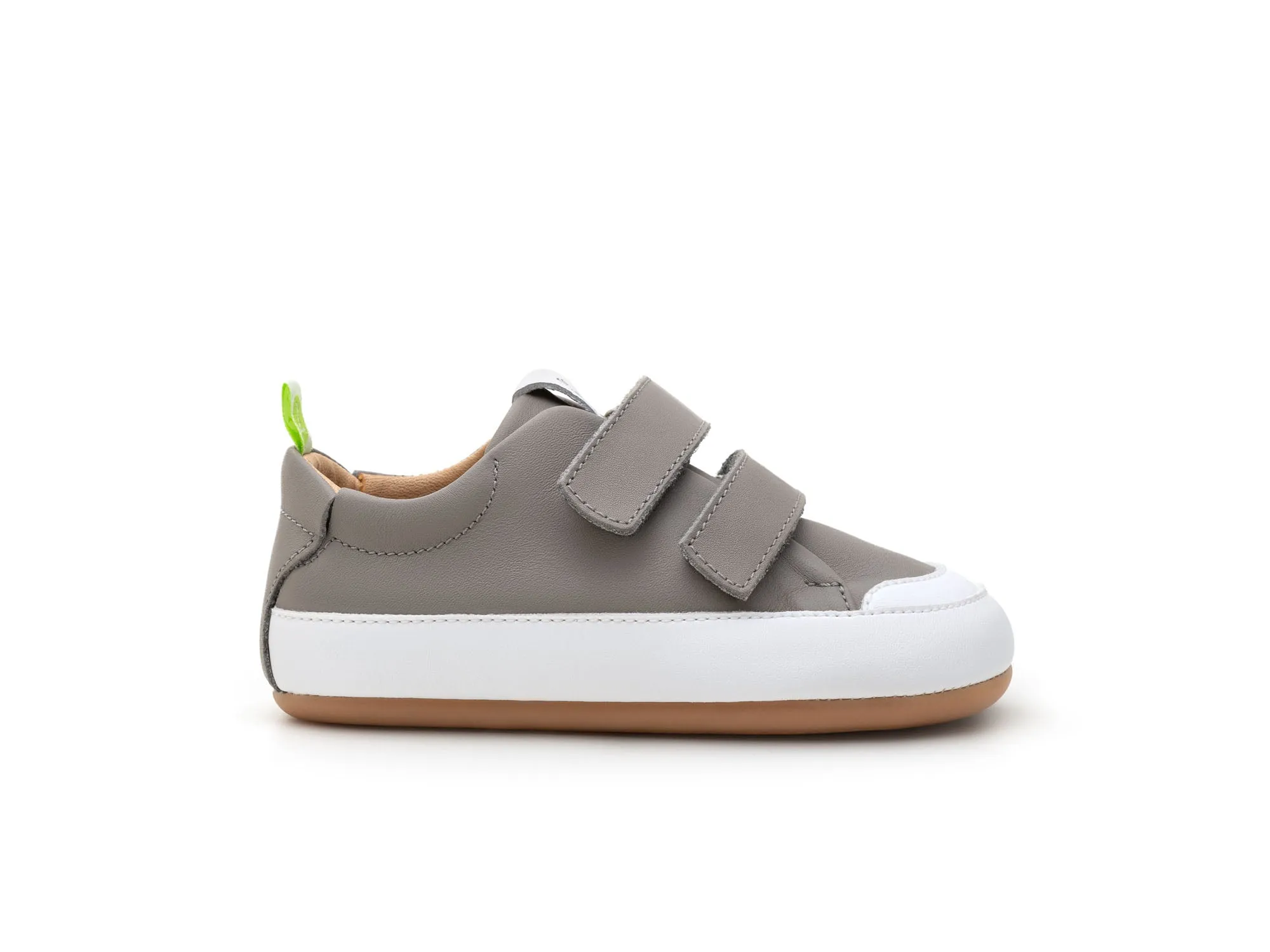 Tip Toey Joey Boy's and Girl's Bossy Sneakers - Aluminum / White light pack