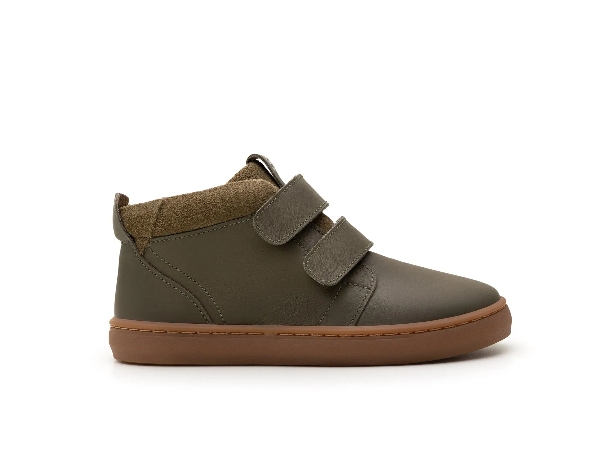Tip Toey Joey Boy's and Girl's Cascade Boots - Mineral Green / Olive Suede storm proof