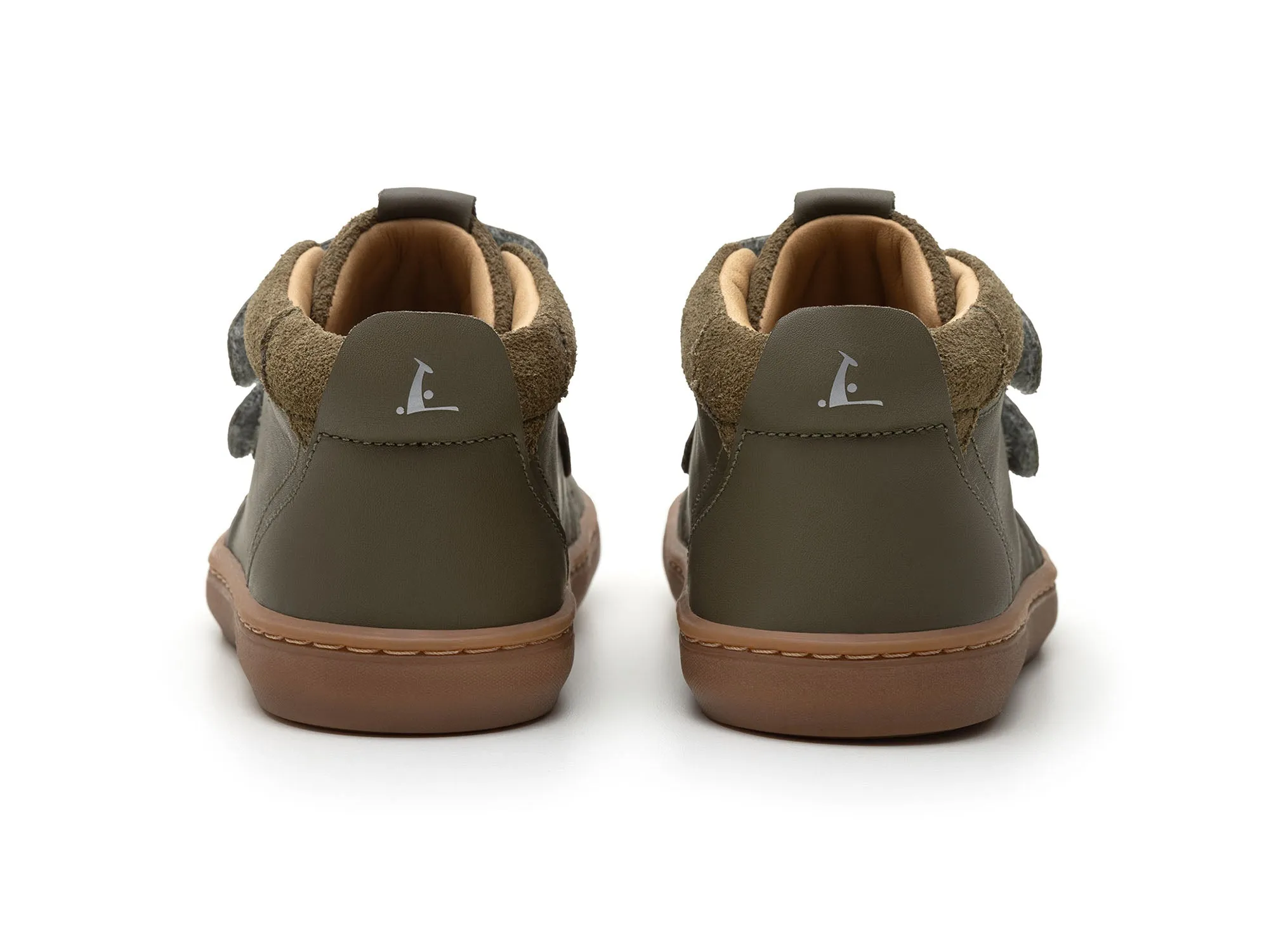 Tip Toey Joey Boy's and Girl's Cascade Boots - Mineral Green / Olive Suede grit style