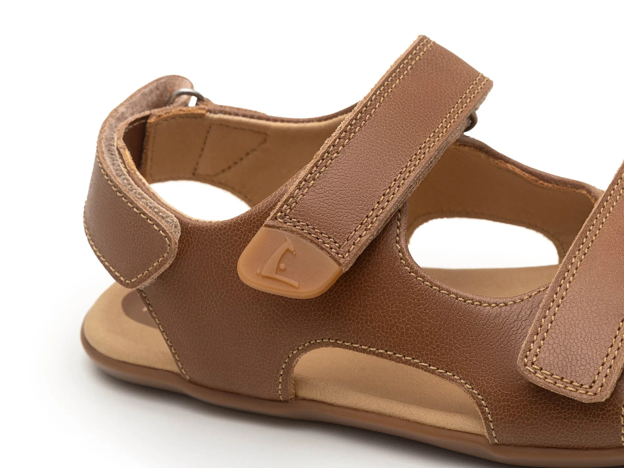 Tip Toey Joey Boy's And Girl's Explorer Sandals - Whisky Calm Mind