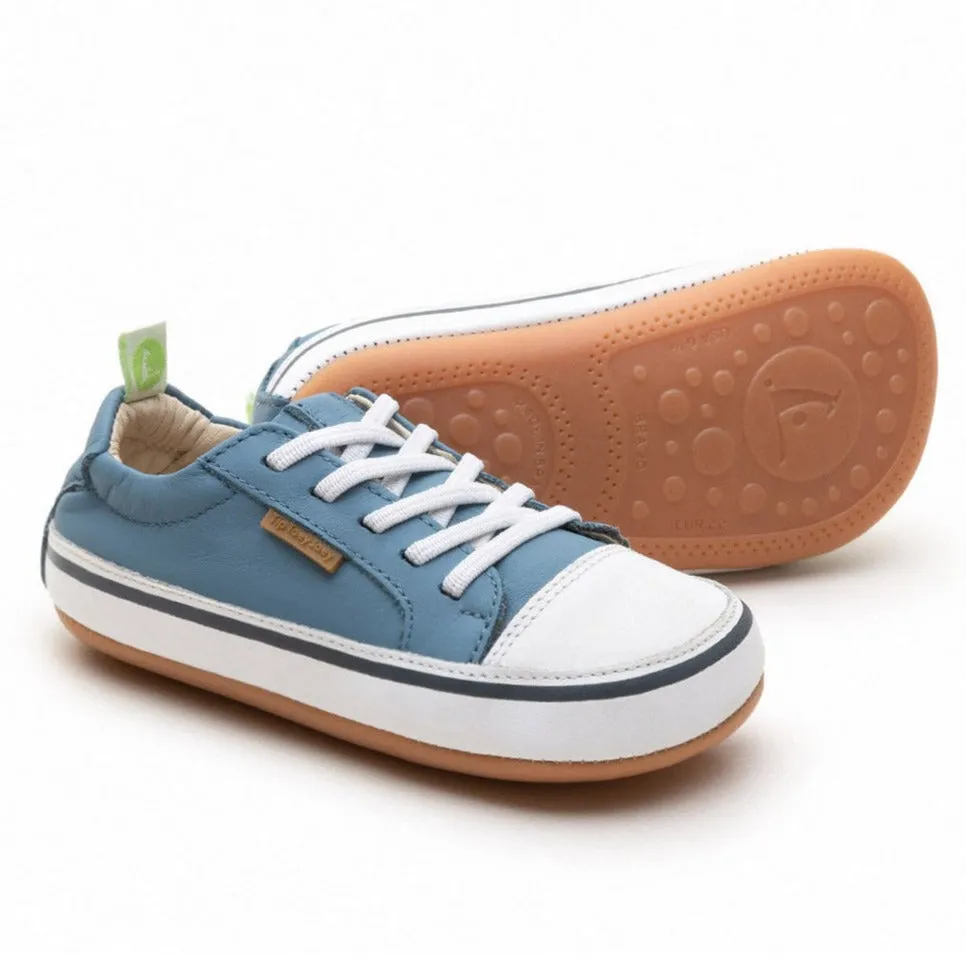 Tip Toey Joey Boy's and Girl's Funky Sneakers, Denim/White casual air