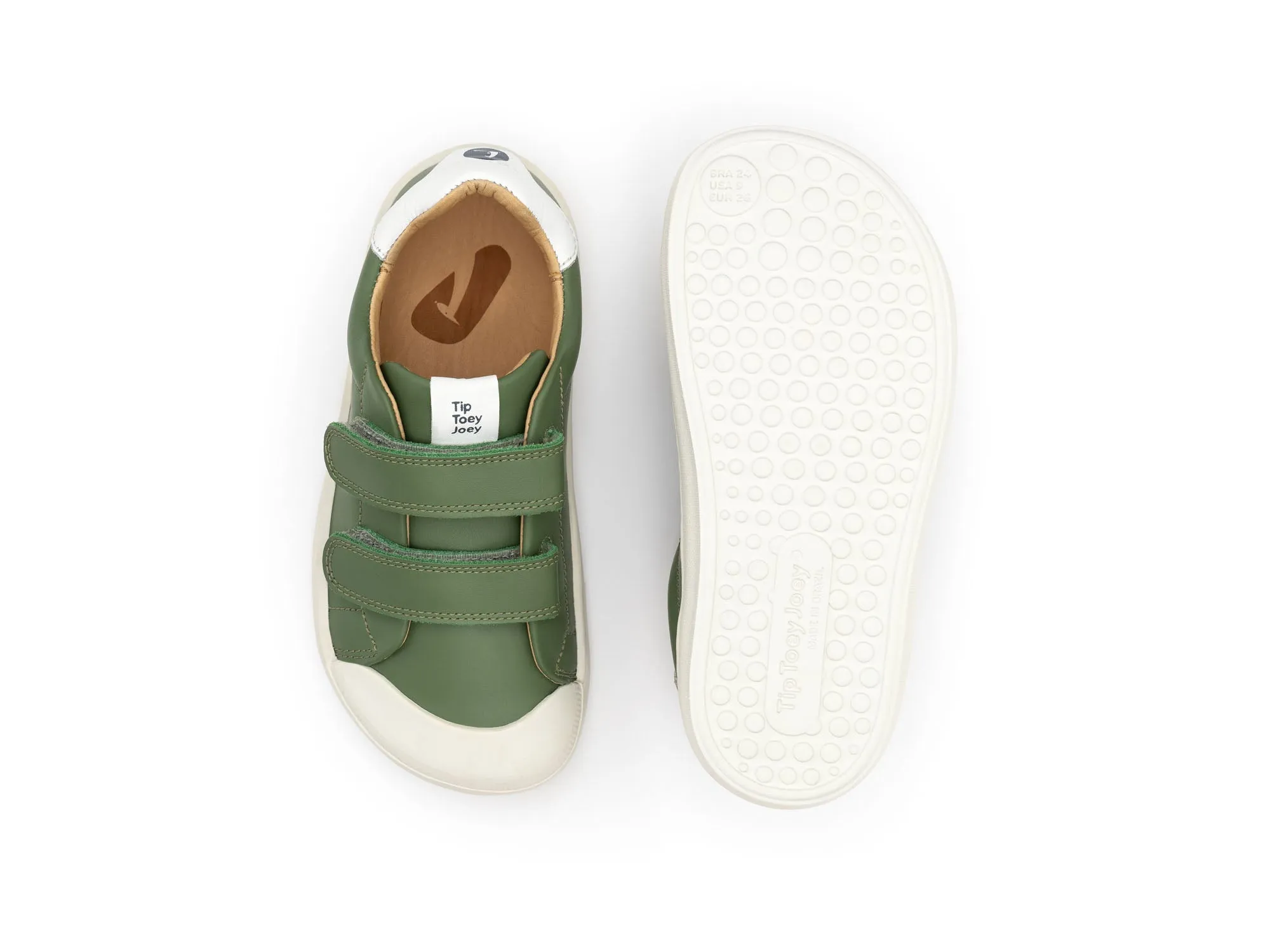 Tip Toey Joey Boy's And Girl's Ramp Casual Shoes - Salsa / White run around