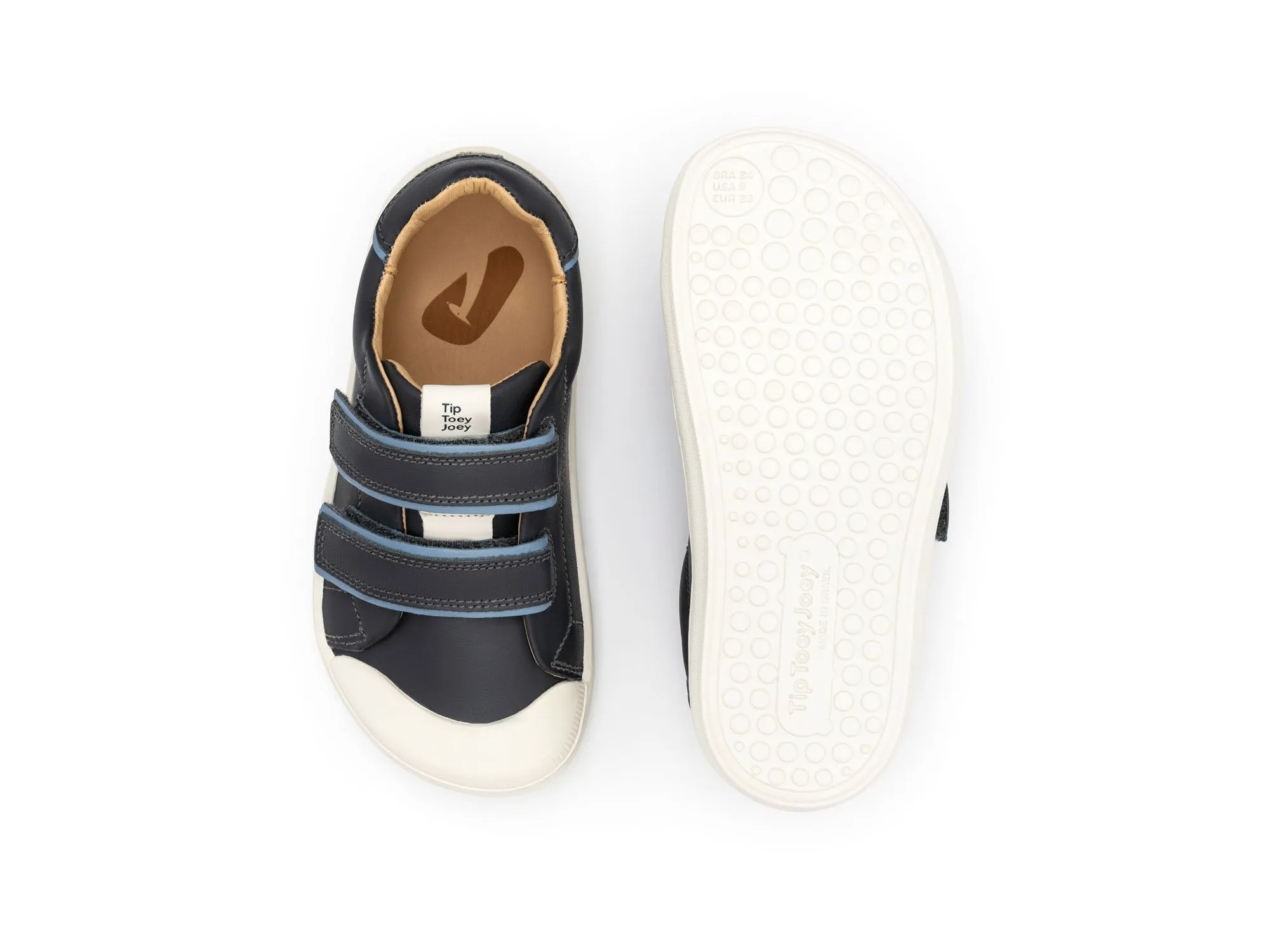 Tip Toey Joey Boy's and Girl's Ramp Colors Sneakers - Ash / Denim / Denim daily move