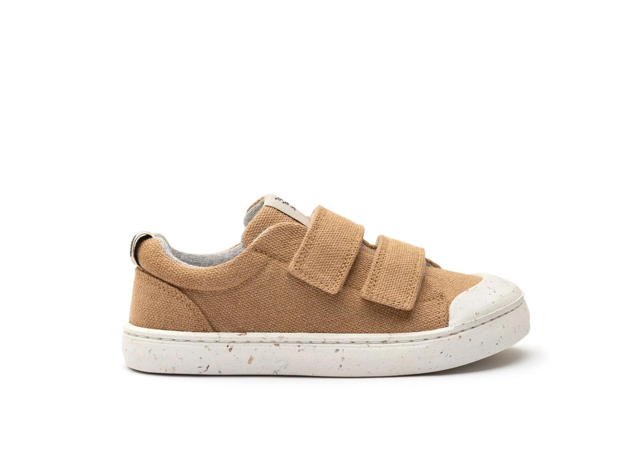 Tip Toey Joey Boy's and Girl's Ramp Green Sneakers - Natural Organic Canvas smooth vibe