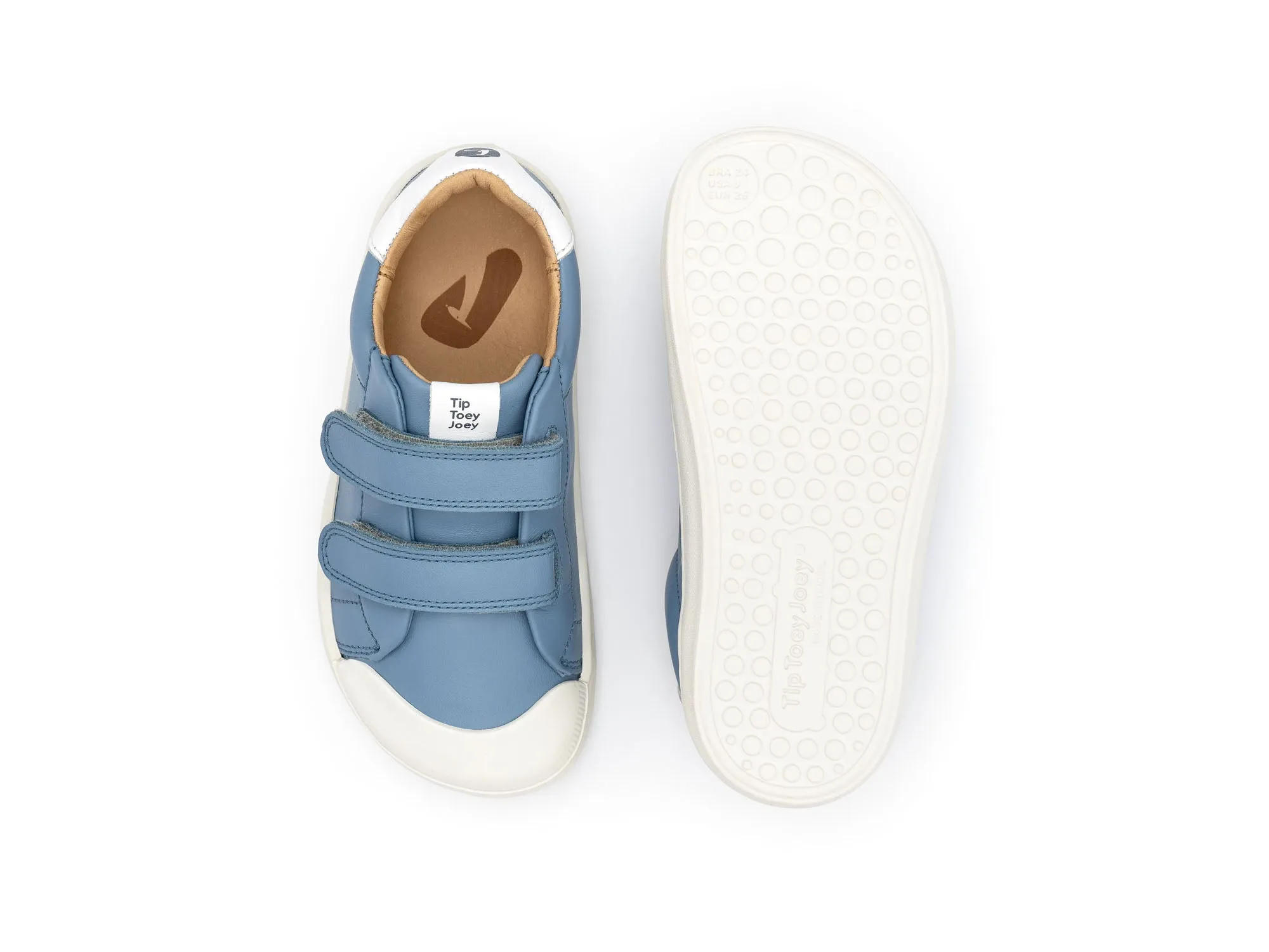 Tip Toey Joey Boy's and Girl's Ramp Sneakers - Denim / White style mode