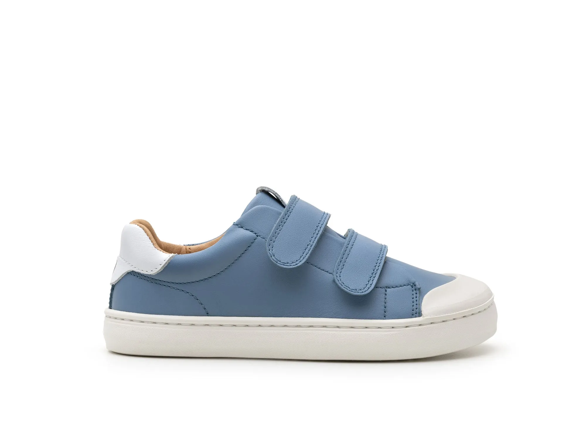Tip Toey Joey Boy's and Girl's Ramp Sneakers - Denim / White breeze walk