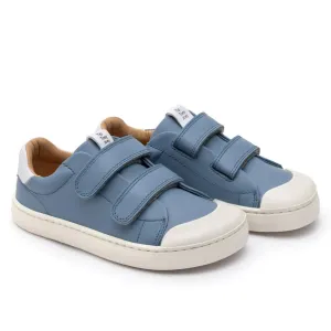 Tip Toey Joey Boy's and Girl's Ramp Sneakers - Denim / White easy match