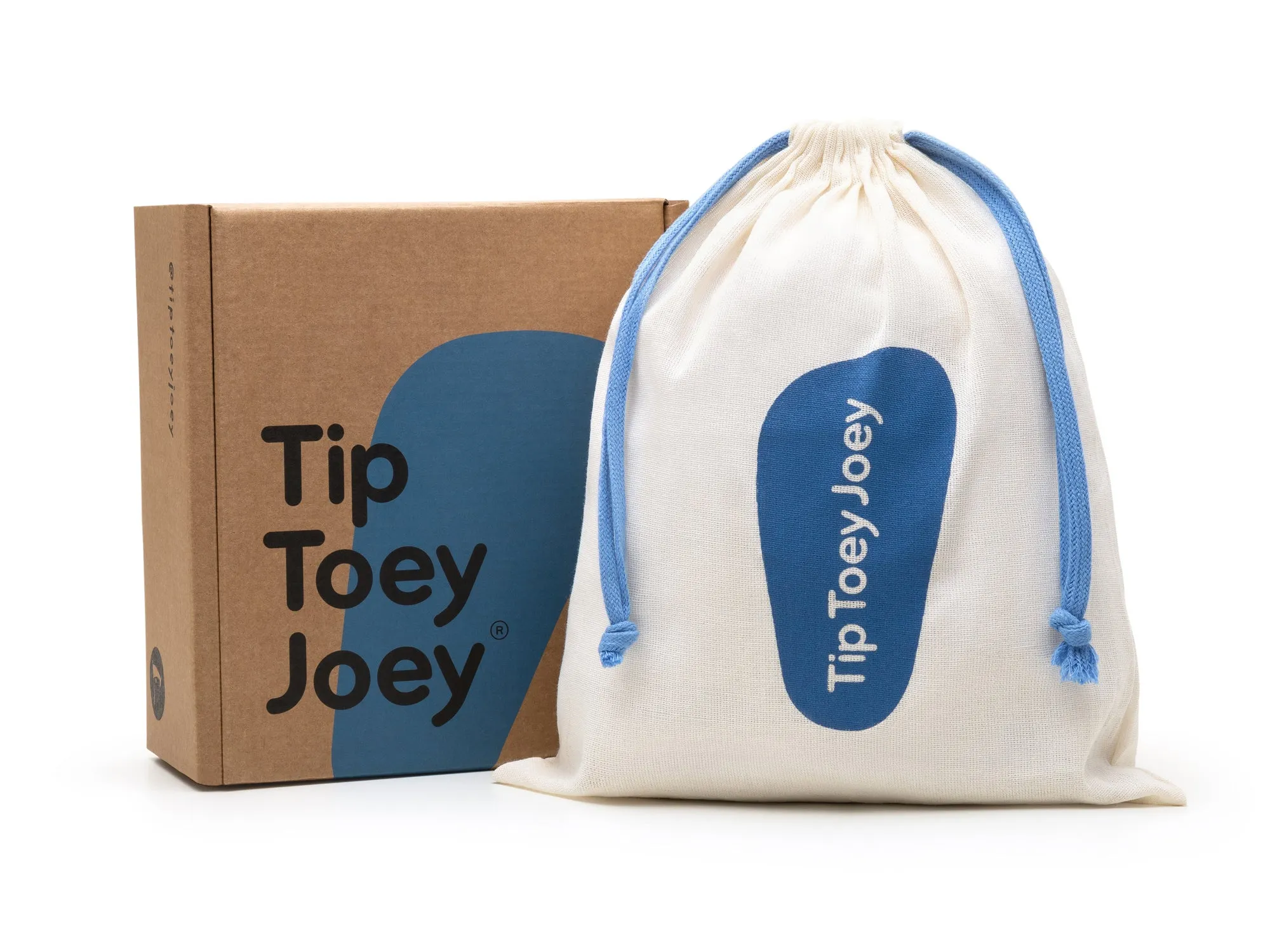 Tip Toey Joey Boy's and Girl's Ramp Sneakers - Navy / White metro edge