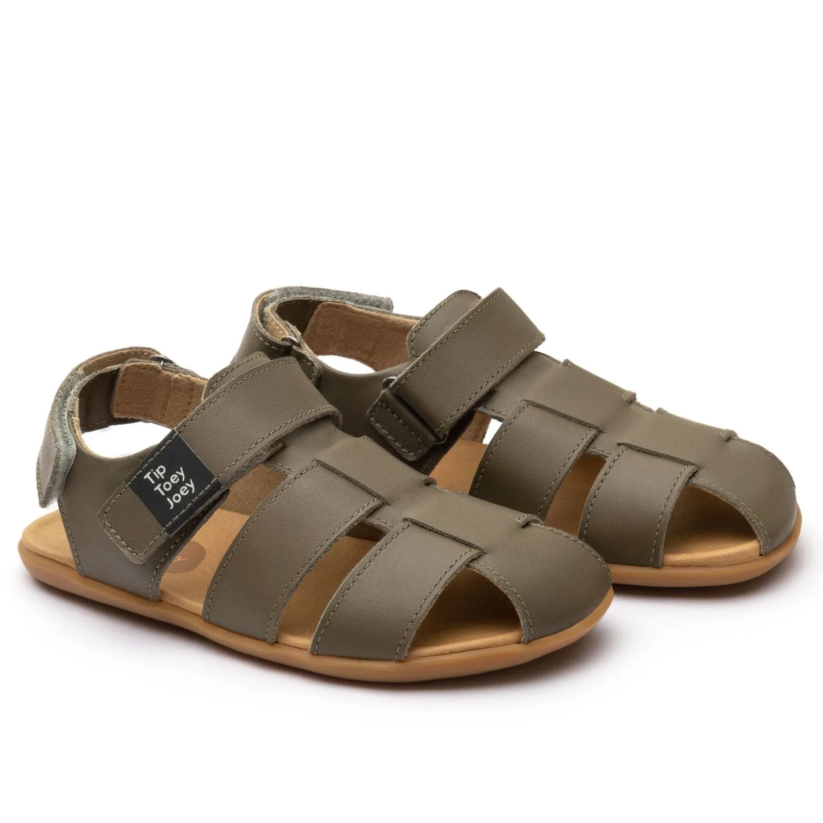 Tip Toey Joey Boy's and Girl's Sand Sandals - Mineral Green All-Day Feel