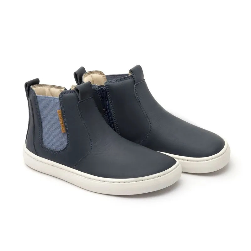 Tip Toey Joey Boy's and Girl's Tracker Boots, Navy walk long