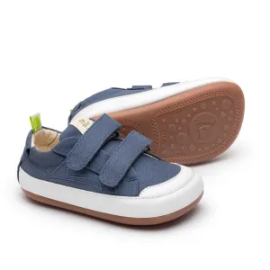 Tip Toey Joey Boy's Bossy Green Sneakers - Lona Azul Klein long hour