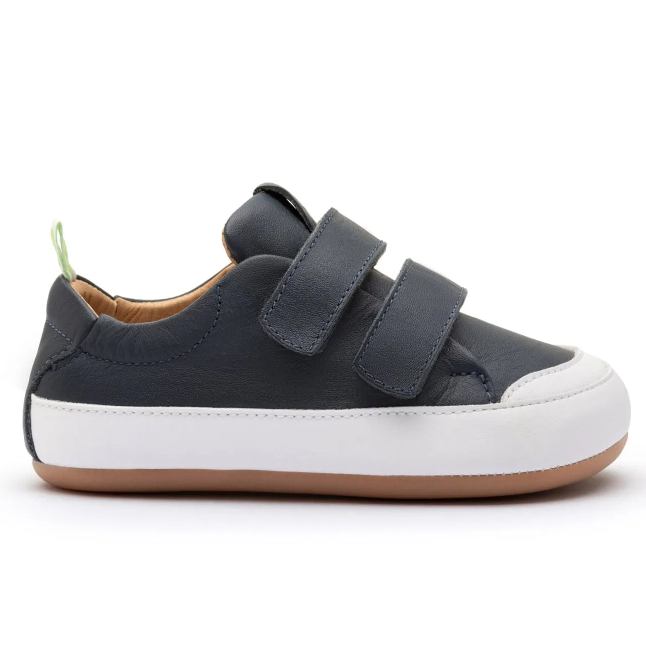Tip Toey Joey Boy's Bossy Sneakers - Navy / White pace light
