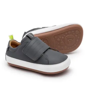 Tip Toey Joey Boy's Friendly Sneakers - Slate Blue smooth flex