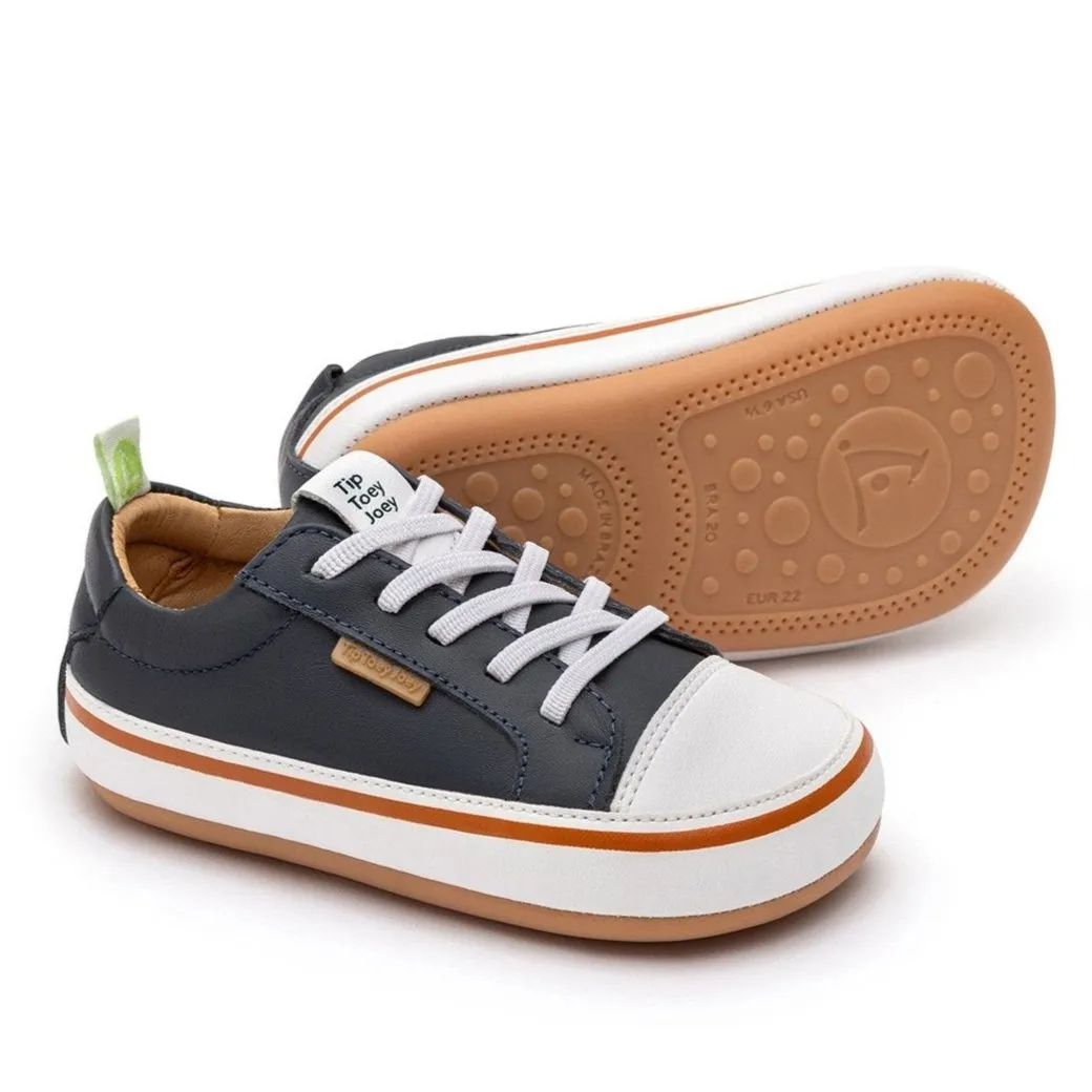 Tip Toey Joey Boy's Funky Casual Shoes - Navy / White smart edge