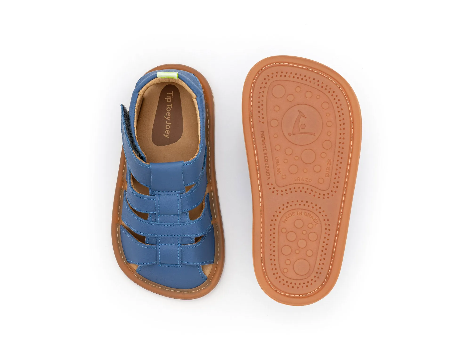 Tip Toey Joey Boy's Sandy Sandals - Blue Tang Breeze Touch