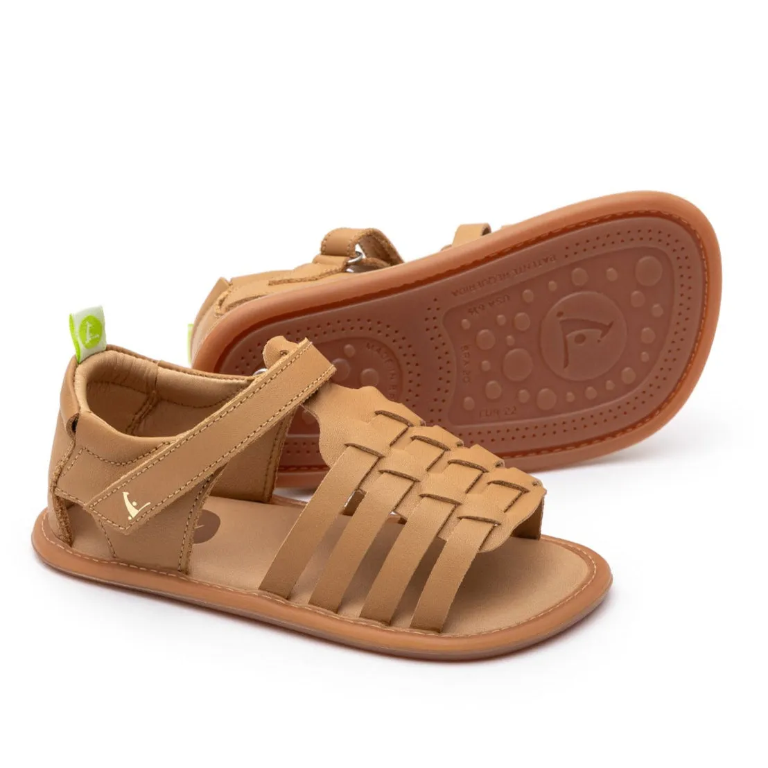 Tip Toey Joey Girl's Athena Sandals - Hay Calm Mind