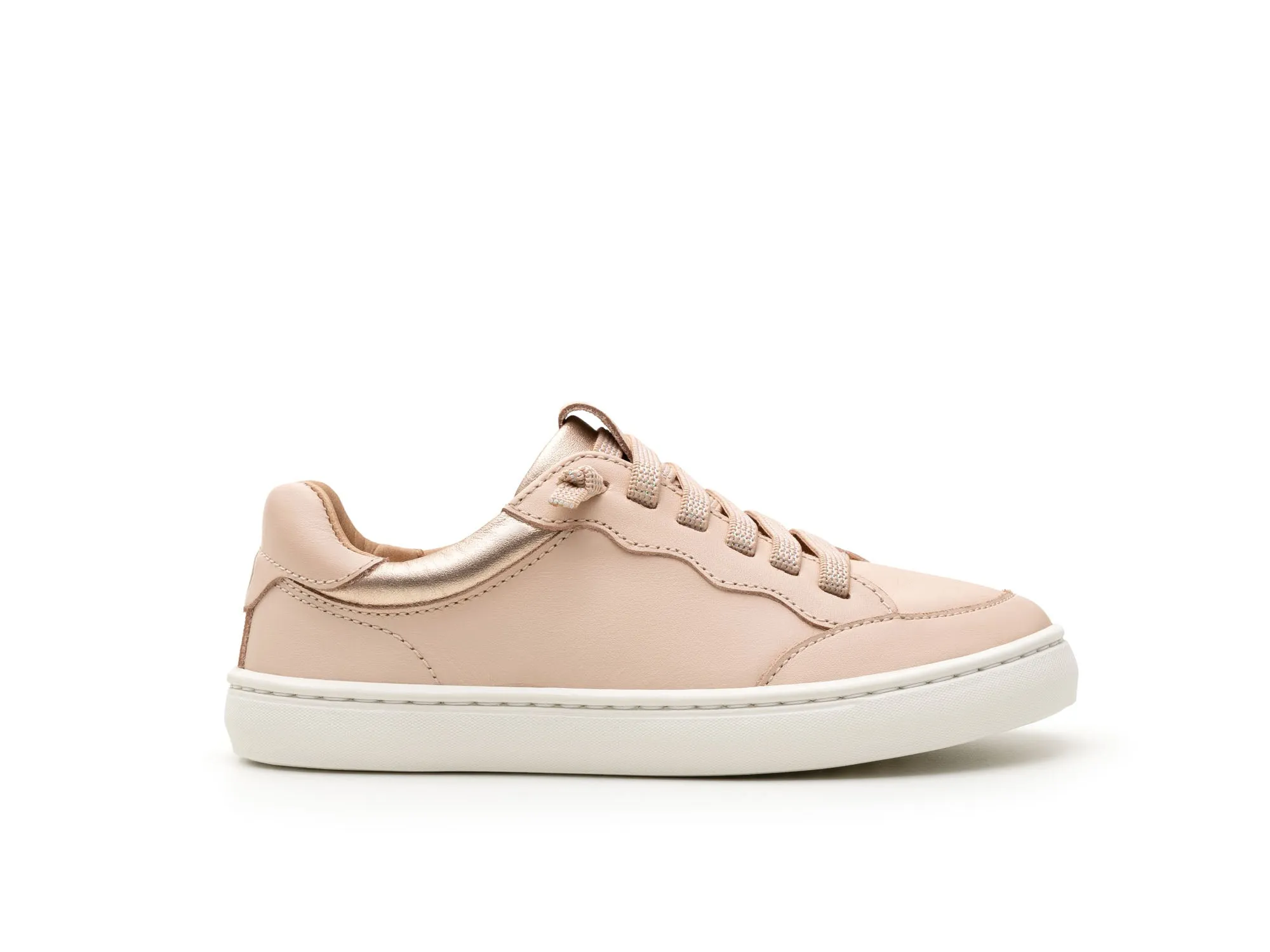 Tip Toey Joey Girl's Breeze Casual Shoes - Papaya Cream / Metalic Salmon casual air