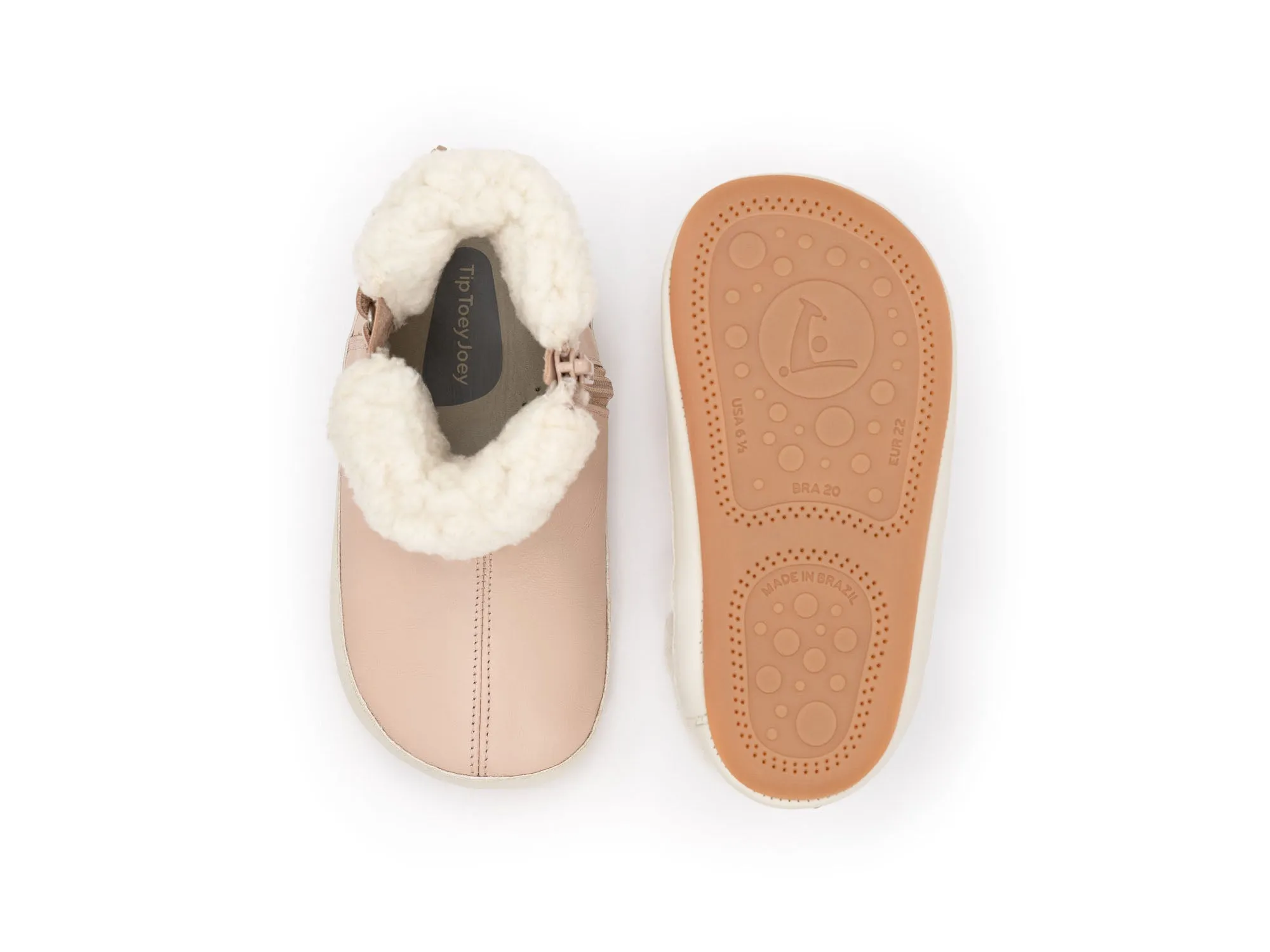 Tip Toey Joey Girl's Dobby Boots - Cotton Candy / Tapioca all season