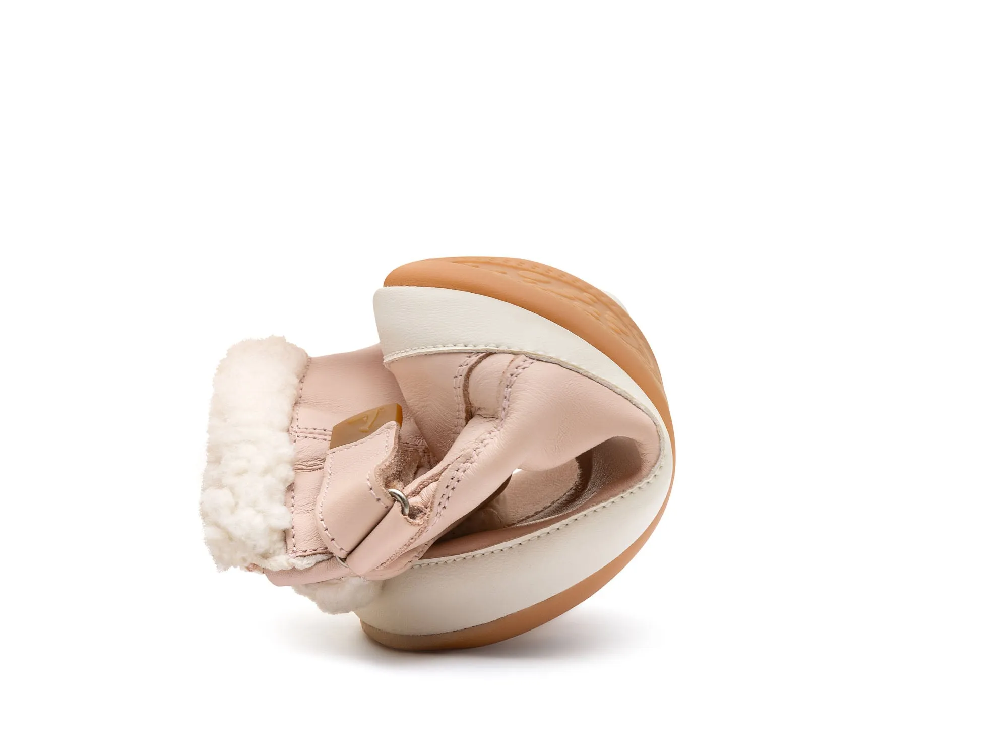 Tip Toey Joey Girl's Dobby Boots - Cotton Candy / Tapioca minimal look