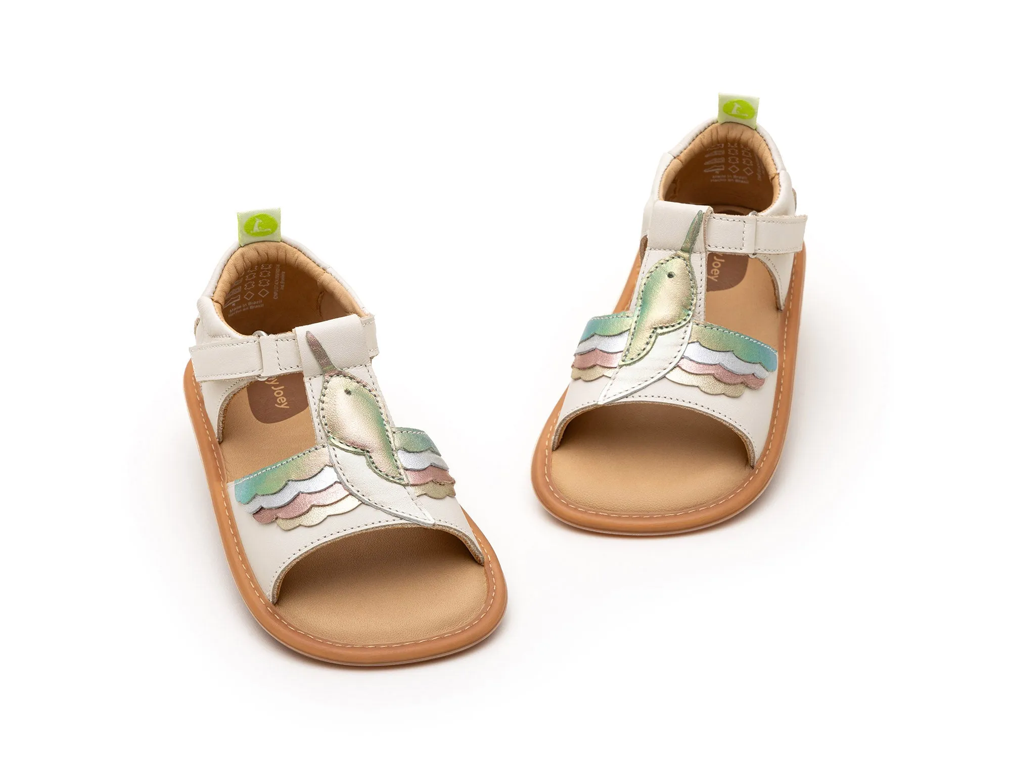Tip Toey Joey Girl's Hummingbird Sandals - Tapioca / Boreal / White Dream Nature Flow