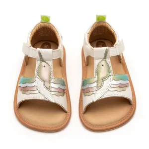 Tip Toey Joey Girl's Hummingbird Sandals - Tapioca / Boreal / White Dream Lounge Feel