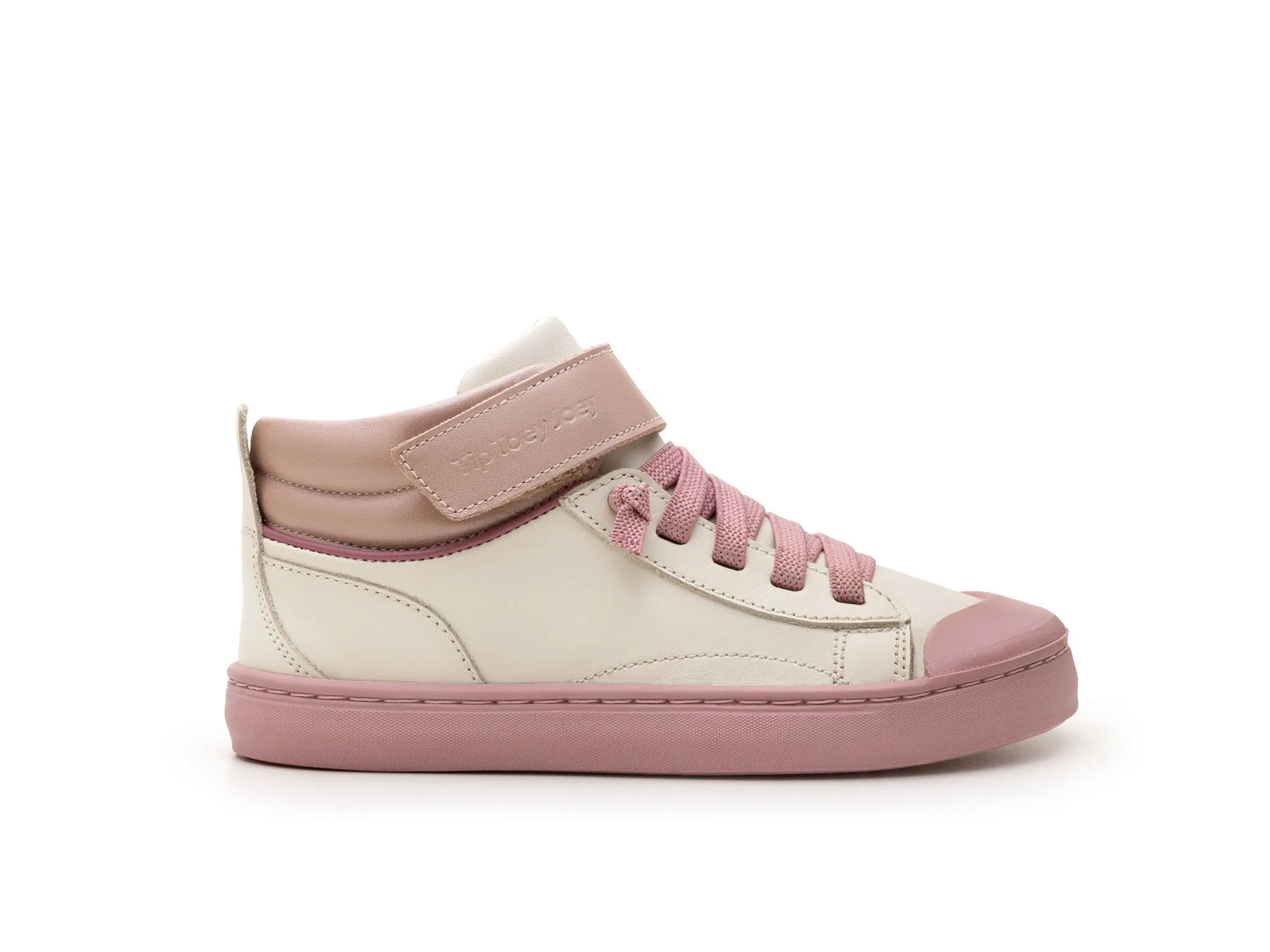 Tip Toey Joey Girl's Peak Sneakers - Tapioca / Pink Dream chill edge