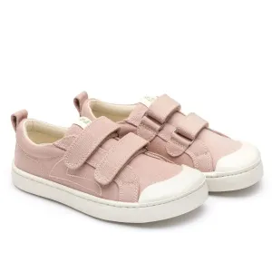 Tip Toey Joey Girl's Ramp Green Sneakers - Lona Rosa Quartzo basic edge