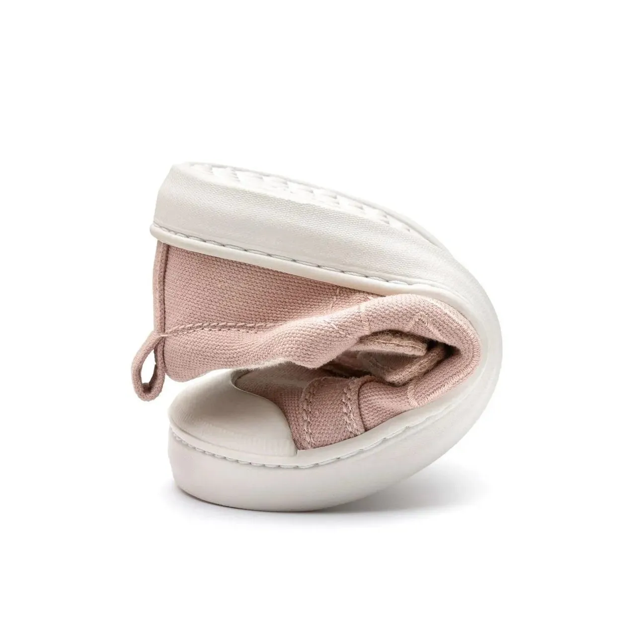 Tip Toey Joey Girl's Ramp Green Sneakers - Lona Rosa Quartzo vibe zone