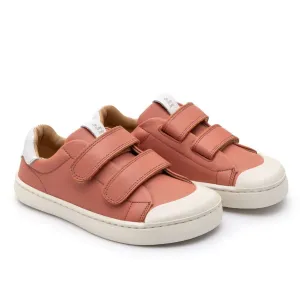 Tip Toey Joey Girl's Ramp Sneakers - Rosa Seco / White active city