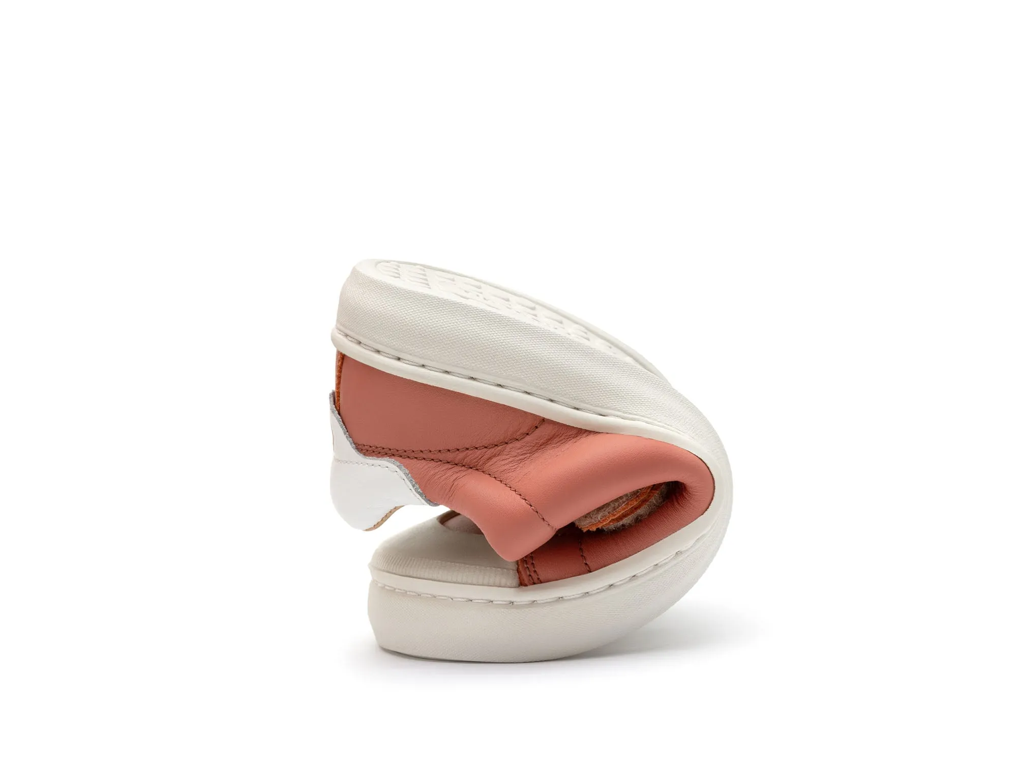 Tip Toey Joey Girl's Ramp Sneakers - Rosa Seco / White easy match