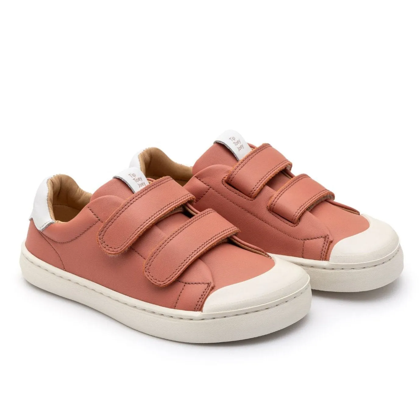 Tip Toey Joey Girl's Ramp Sneakers - Rosa Seco / White active city