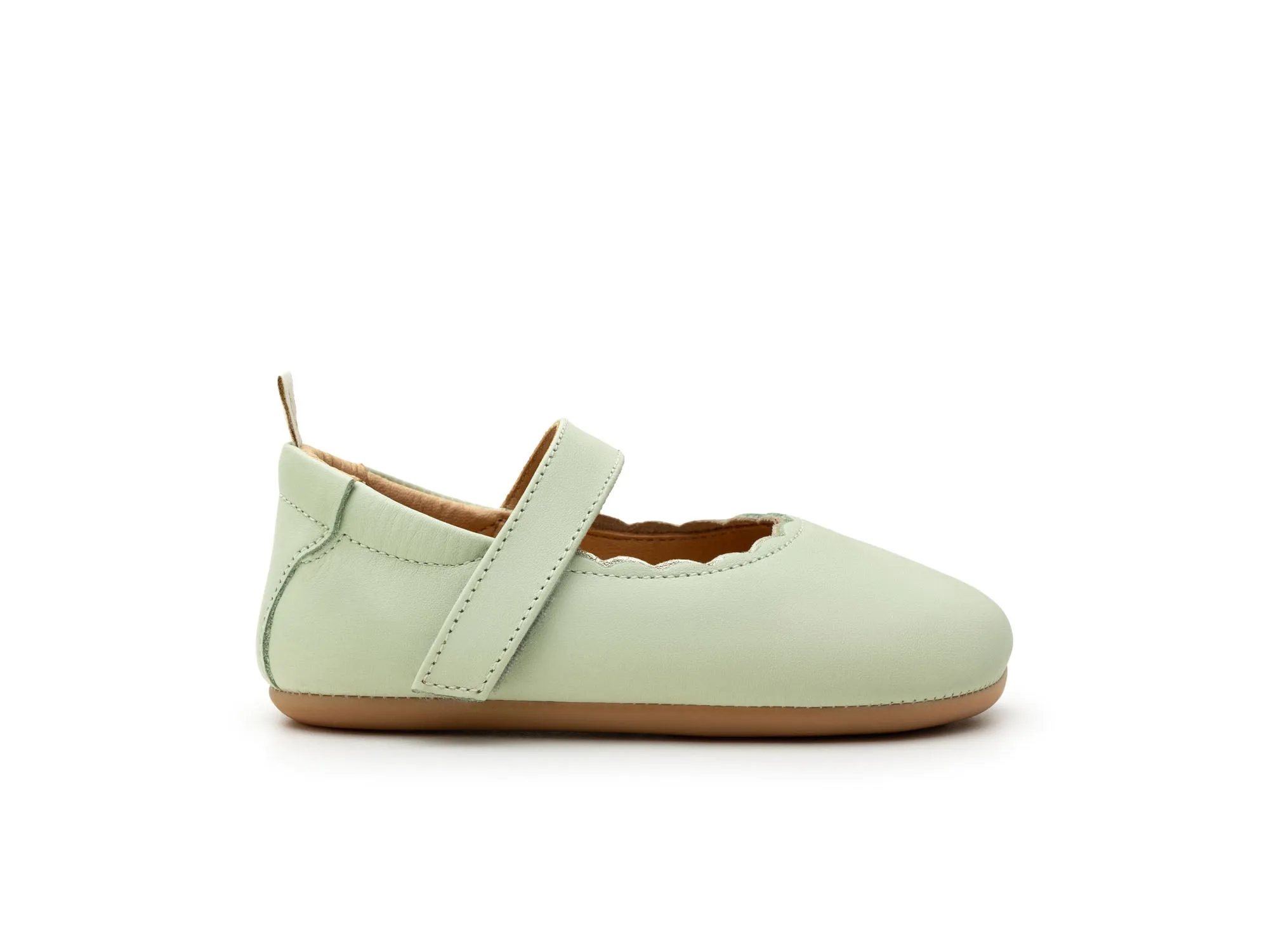 Tip Toey Joey Girl's Roundy Mary Jane Shoes - Aloe Wash / Champagne stylish choice